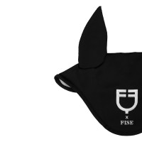 Bonnet Equestro x FISE en tissu technique Noir