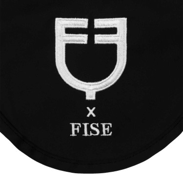 Bonnet Equestro x FISE en tissu technique Noir