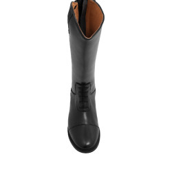 Bottes enfant Supreme mollet large à lacets Noir