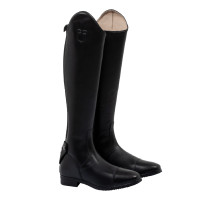 Bottes unisexes Equestro Neptune en cuir avec zip arrière Bottes unisexes Equestro Neptune en cuir avec zip arrière