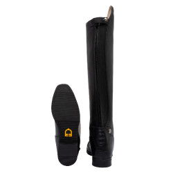Bottes unisexes Equestro Neptune en cuir avec zip arrière
