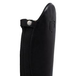 Bottes unisexes Equestro Neptune en cuir avec zip arrière