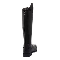 Bottes unisexes Supreme en cuir souple avec zip arrière Noir Bottes unisexes Supreme en cuir souple avec zip arrière Noir