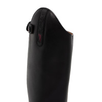 Bottes unisexes Supreme en cuir souple avec zip arrière Noir Bottes unisexes Supreme en cuir souple avec zip arrière Noir