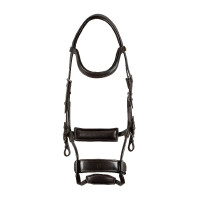 Bridon Comfitec Equestro anatomique en cuir Marron foncé Bridon Comfitec Equestro anatomique en cuir Marron foncé