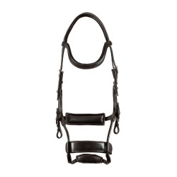 Bridon Comfitec Equestro anatomique en cuir Marron foncé Bridon Comfitec Equestro anatomique en cuir Marron foncé