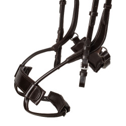 Bridon Comfitec Equestro anatomique en cuir Marron foncé Bridon Comfitec Equestro anatomique en cuir Marron foncé