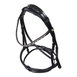 Bridon Equestro à muserolle anatomique Noir