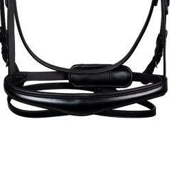 Bridon Equestro anatomique avec pierres Fuchsia Noir Bridon Equestro anatomique avec pierres Fuchsia Noir