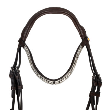 Bridon Equestro Softy Cover Marron foncé