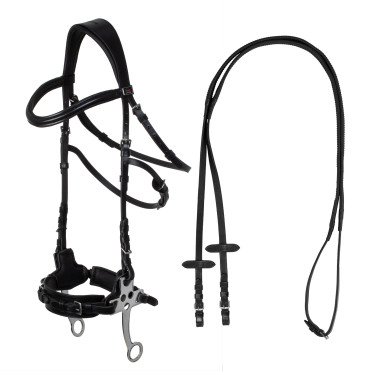 Bridon hackamore Supreme Noir