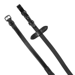 Bridon mexicain Supreme avec muserolle anatomique Noir