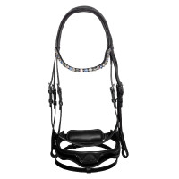 Bridon Moulin Rouge Acavallo en cuir de veau Noir Bridon Moulin Rouge Acavallo en cuir de veau Noir