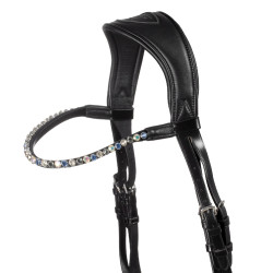 Bridon Moulin Rouge Acavallo en cuir de veau Noir