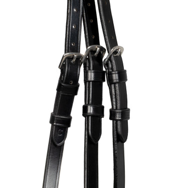 Bridon Moulin Rouge Acavallo en cuir de veau Noir