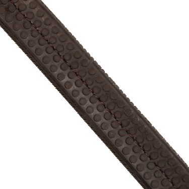 Bridon Supreme avec muserolle anatomique courbée Marron foncé