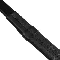 Bridon Supreme Hemelite dressage avec rênes caoutchouc Noir Bridon Supreme Hemelite dressage avec rênes caoutchouc Noir