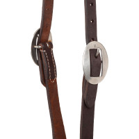 Bridon western Lakota one-ear en cuir Huilé