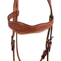 Bridon western McBryan basket tooling Huilé Bridon western McBryan basket tooling Huilé