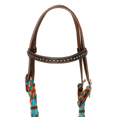 Bridon western Pool’s Rope Waves Naturel Marron