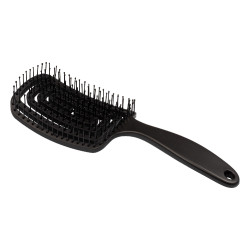 Brosse crinière et queue Supreme en plastique flexible Noir