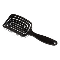 Brosse crinière et queue Supreme en plastique flexible Noir