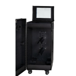 Casiers sellerie Equestro matériel noir 65×62×138 cm Noir F026 Casiers sellerie Equestro matériel noir 65×62×138 cm Noir F026