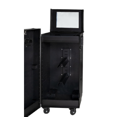 Casiers sellerie Equestro matériel noir 65×62×138 cm Noir F026 Casiers sellerie Equestro matériel noir 65×62×138 cm Noir F026