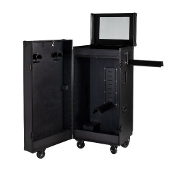 Casiers sellerie Equestro matériel noir 65×62×138 cm Noir F026 Casiers sellerie Equestro matériel noir 65×62×138 cm Noir F026