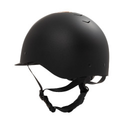 Casque Equestro unisex Azael avec molette arrière avec EN 1384-2023 Noir / rose gold