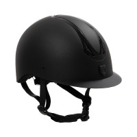Casque Equestro unisex Azael avec molette arrière avec EN 1384-2023 Noir / noir brillant Casque Equestro unisex Azael avec molette arrière avec EN 1384-2023 Noir / noir brillant
