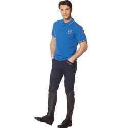 Pantalon Flags & Cup Saint Malo homme Blanc / gris Pantalon Flags & Cup Saint Malo homme Blanc / gris