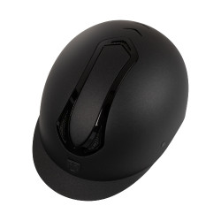 Casque Equestro unisex Azael avec molette arrière avec EN 1384-2023 Noir / noir brillant Casque Equestro unisex Azael avec molette arrière avec EN 1384-2023 Noir / noir brillant
