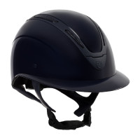 Casque femme Equestro Apocalypse coque brillante homologué EN 1384-2023 Noir / noir