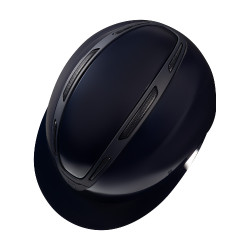 Casque femme Equestro Apocalypse coque brillante homologué EN 1384-2023 Marine / marine Bleu