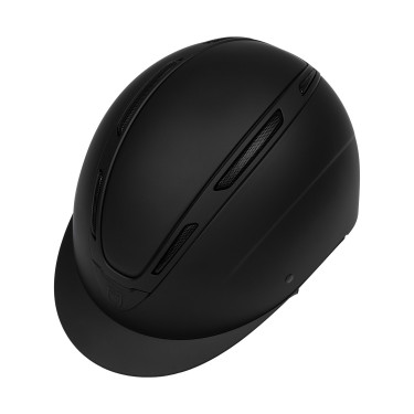 Casque unisexe Equestro Apocalypse coque mate EN 1384-2023 Noir / noir