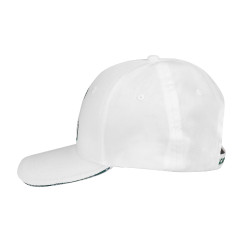 Casquette de baseball Acavallo unisexe Blanc