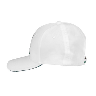 Casquette de baseball Acavallo unisexe Blanc