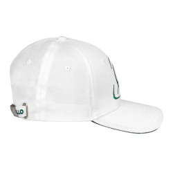 Casquette de baseball Acavallo unisexe Blanc
