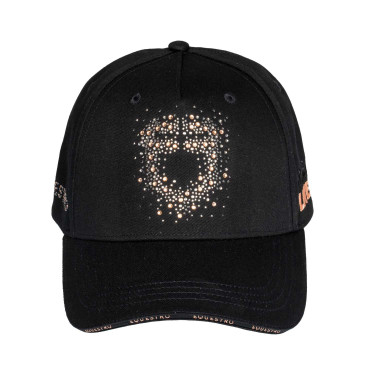 Casquette femme Equestro avec logo strass Casquette femme Equestro avec logo strass