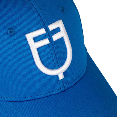 Casquette unisexe Equestro x FISE Bleu de savoie