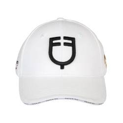 Casquette unisexe Equestro x FISE Blanc