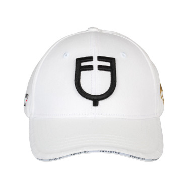 Casquette unisexe Equestro x FISE Blanc
