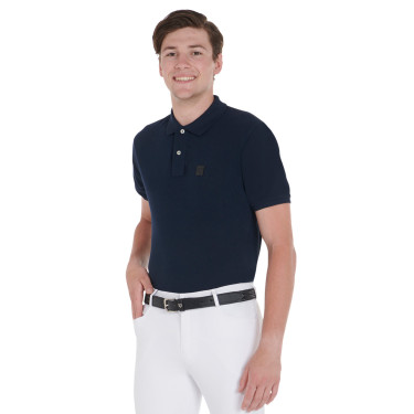 Ceinture en cuir élastique Equestro Noir