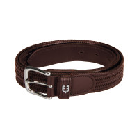 Ceinture en cuir élastique Equestro Marron