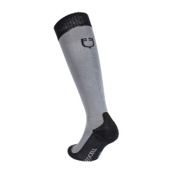 Chaussettes Equestro technical Basic par 3 Noir blanc / marine blazer blanc / asphalte noir