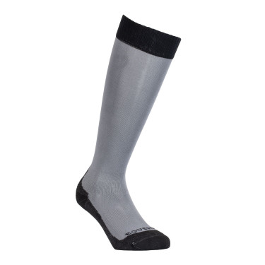 Chaussettes unisexes Equestro Basic en tissu technique Asphalte / noir Chaussettes unisexes Equestro Basic en tissu technique Asphalte / noir