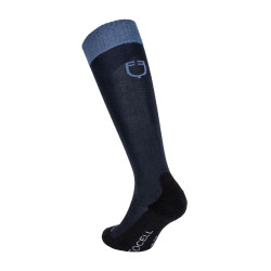 Chaussettes unisexes Equestro Basic en tissu technique Marine blazer / berling sea Bleu Chaussettes unisexes Equestro Basic en tissu technique Marine blazer / berling sea Bleu