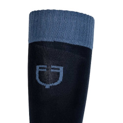 Chaussettes unisexes Equestro Basic en tissu technique Marine blazer / berling sea Bleu Chaussettes unisexes Equestro Basic en tissu technique Marine blazer / berling sea Bleu