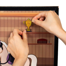 Jouet cheval Equestro 48×33 cm Noir Jouet cheval Equestro 48×33 cm Noir